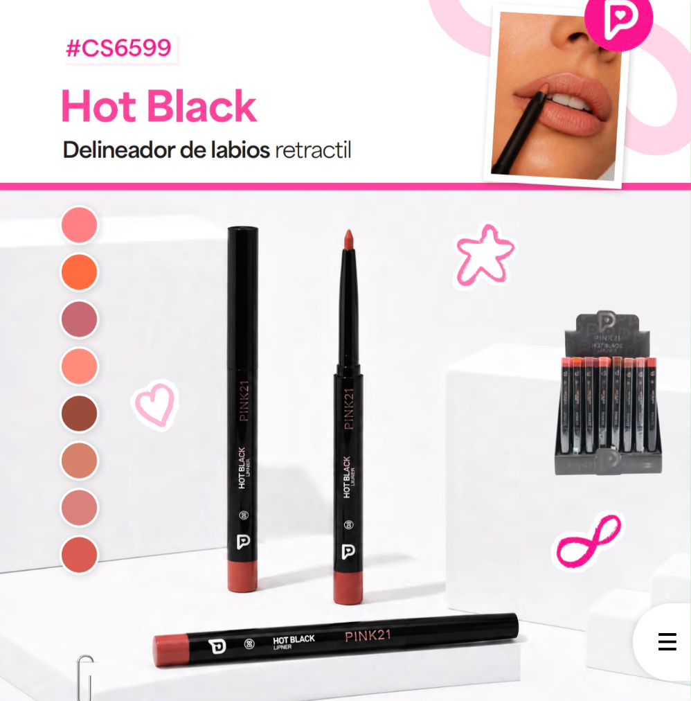 Lápiz Delineador de Labios Pink21
